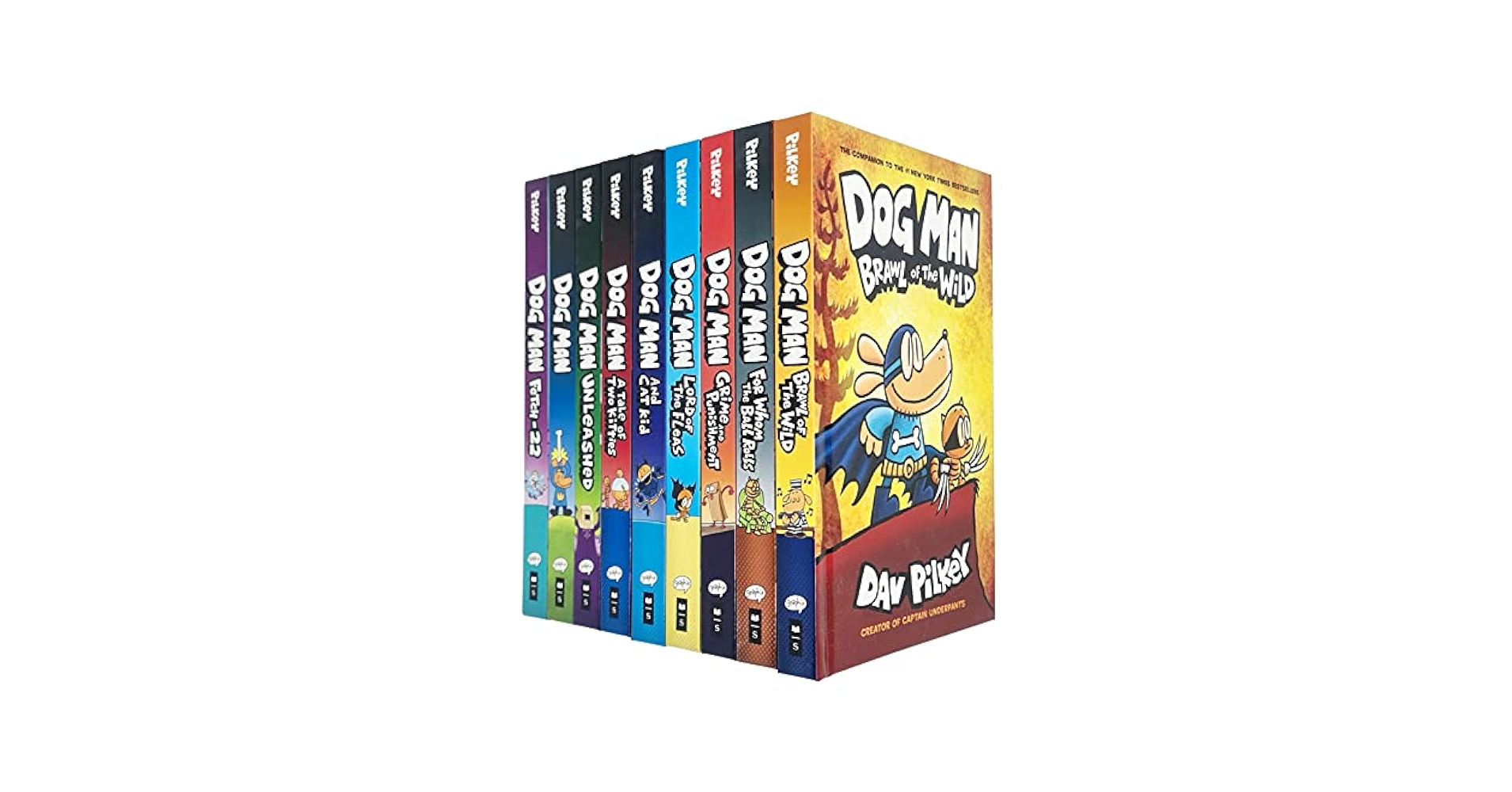 Dog Man Series 9 Books Collection Set (Dog Man, Unleashed, A